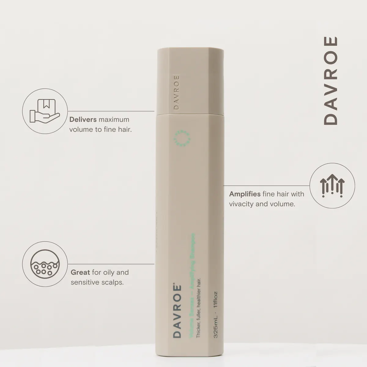 Davroe Volume Senses Shampoo 100ml, view 3