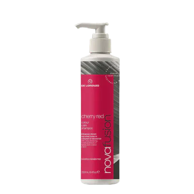 De Lorenzo Novafusion Colour Care Shampoo Cherry Red 250ml