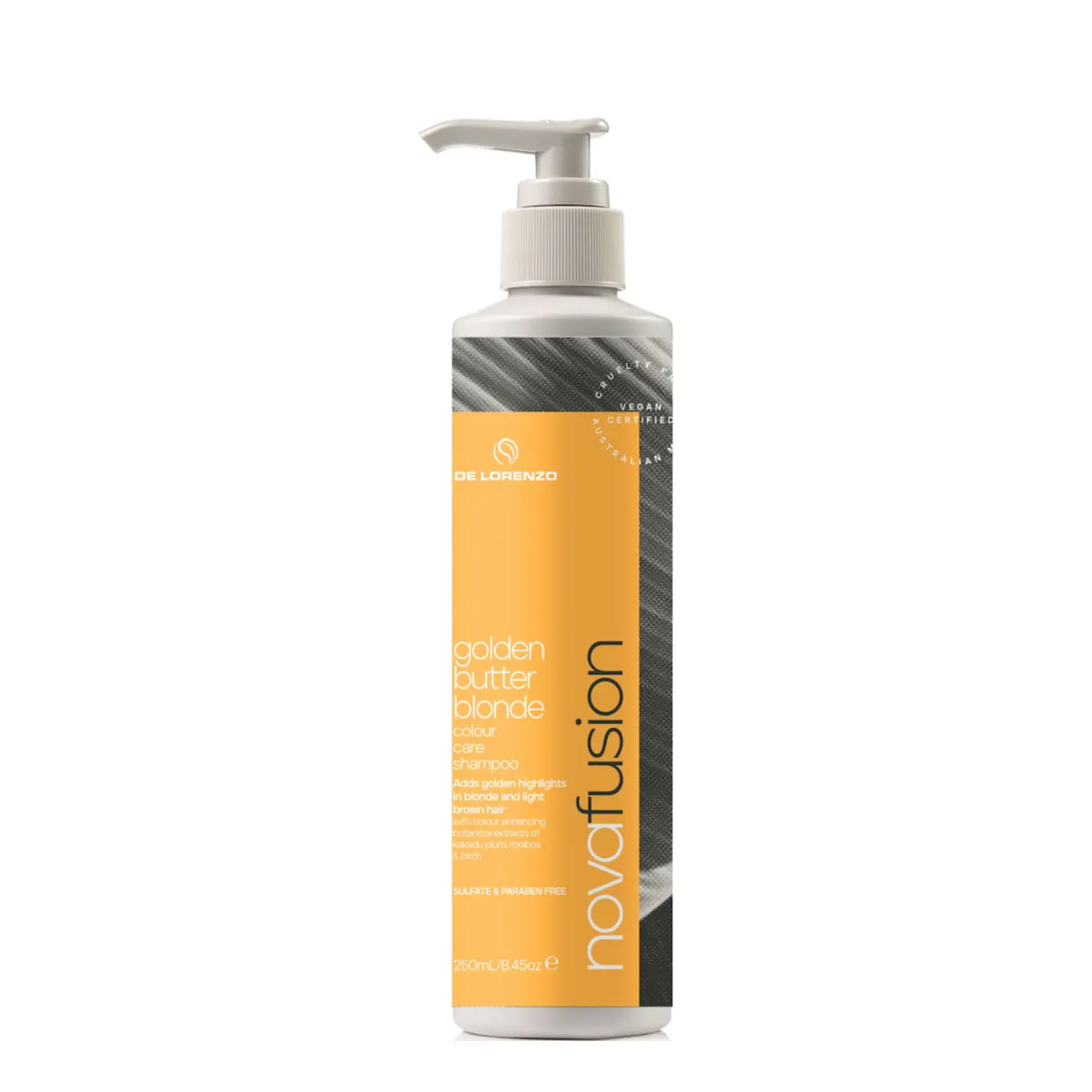 De Lorenzo Novafusion Colour Care Shampoo Golden Butter Blonde 250ml