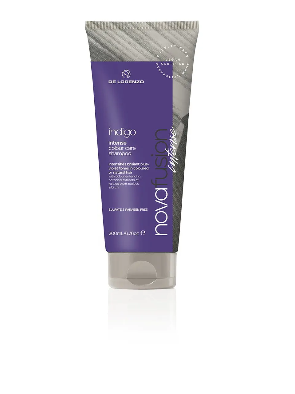 De Lorenzo Novafusion Colour Care Shampoo Intense Indigo 200ml, view 2