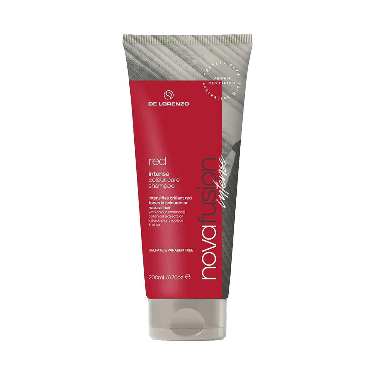 De Lorenzo Novafusion Colour Care Shampoo Intense Red 200ml, view 2