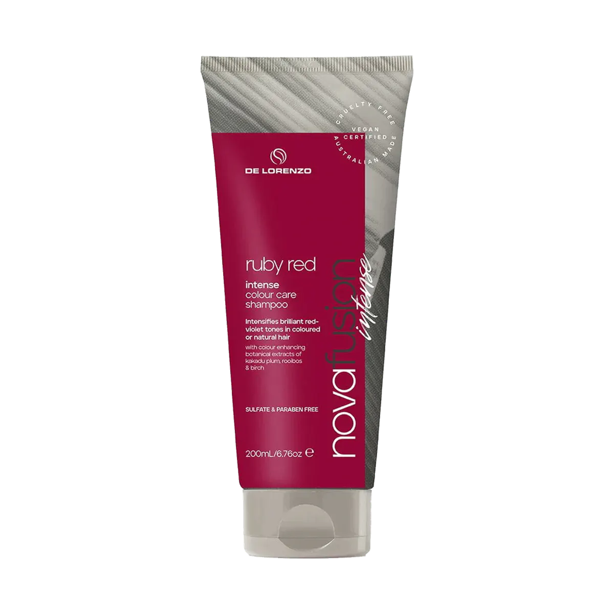 De Lorenzo Novafusion Colour Care Shampoo Intense Ruby Red 200ml, view 2