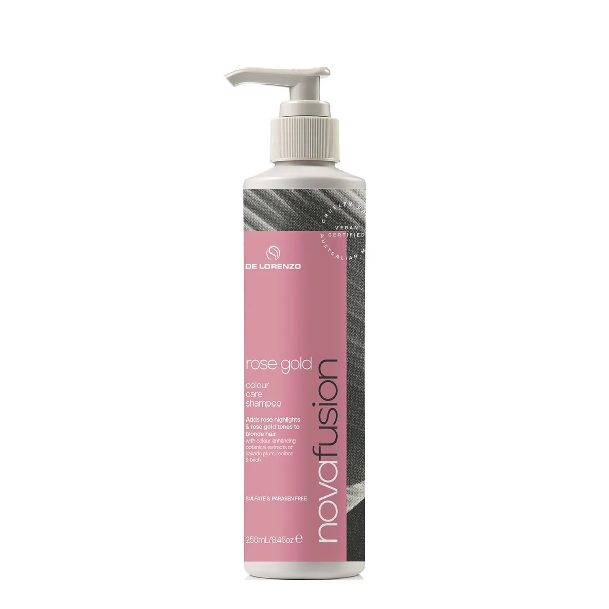 De Lorenzo Novafusion Colour Care Shampoo Rose Gold 250ml