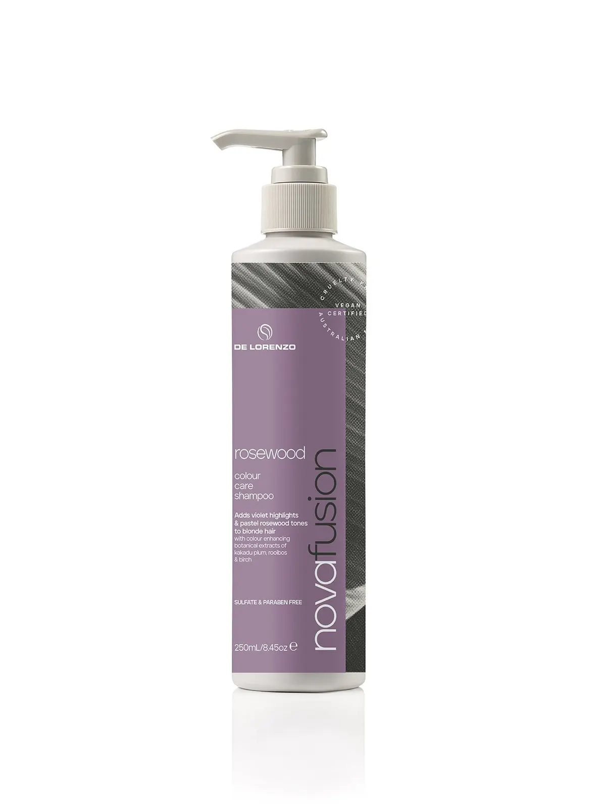 De Lorenzo Novafusion Colour Care Shampoo Rosewood 250ml, view 2