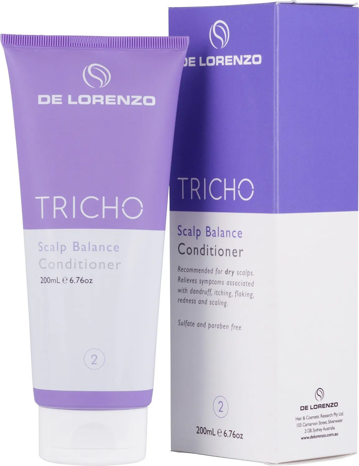 De Lorenzo Tricho Scalp Balance Conditioner 200ml, view 2