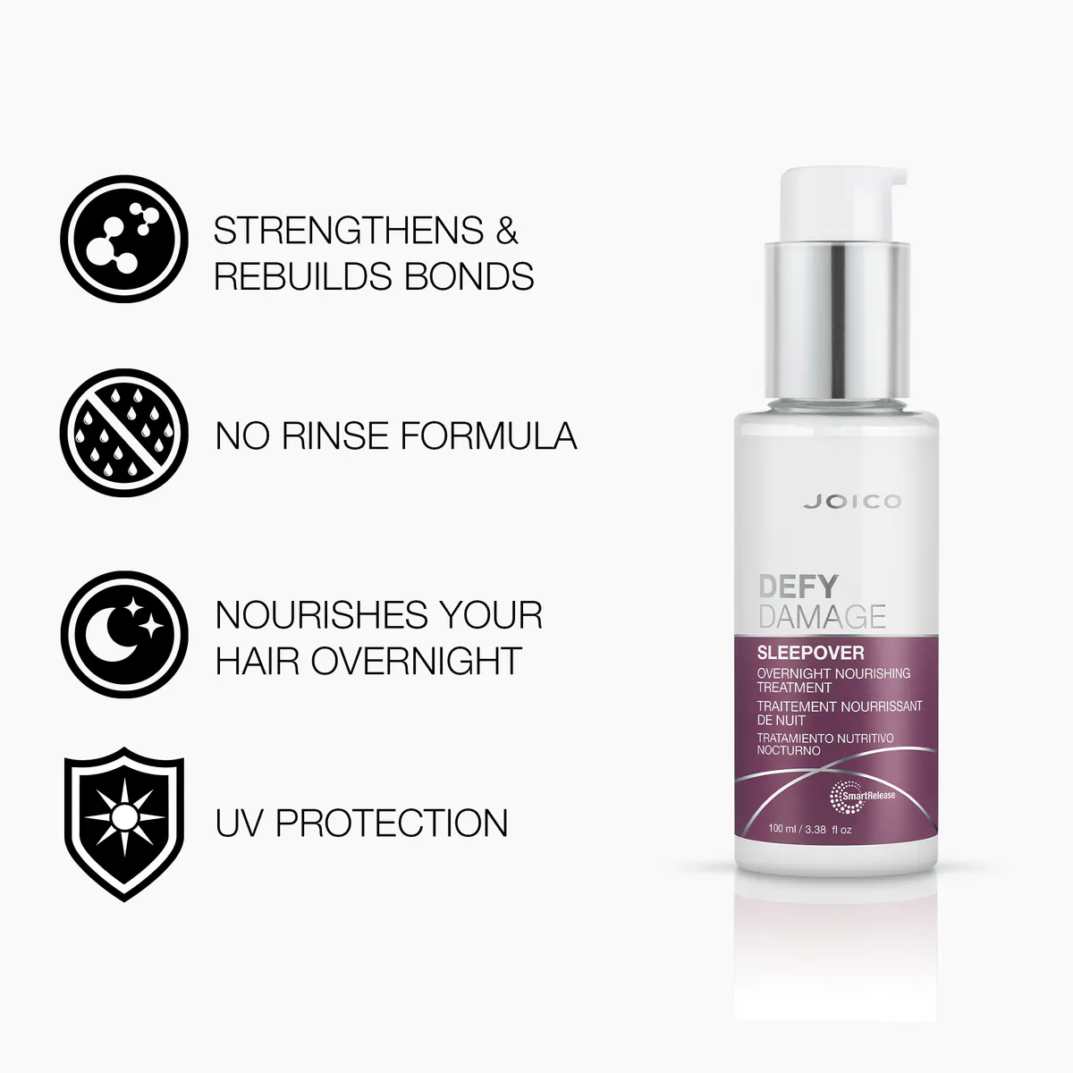 Joico Defy Damage Sleepover 100ml, view 5