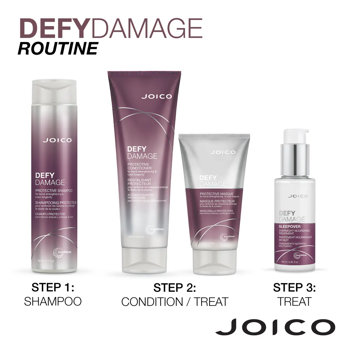 Joico Defy Damage Sleepover 100ml, view 9