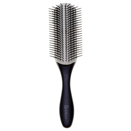 Denman Brushes Classic Noir Large Styling Brush D4N 9 Row - White & Black