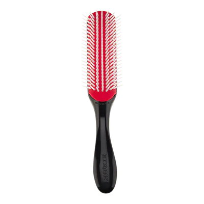 Denman Brushes D3 Medium Styling Brush 7 Rows - Black/Red