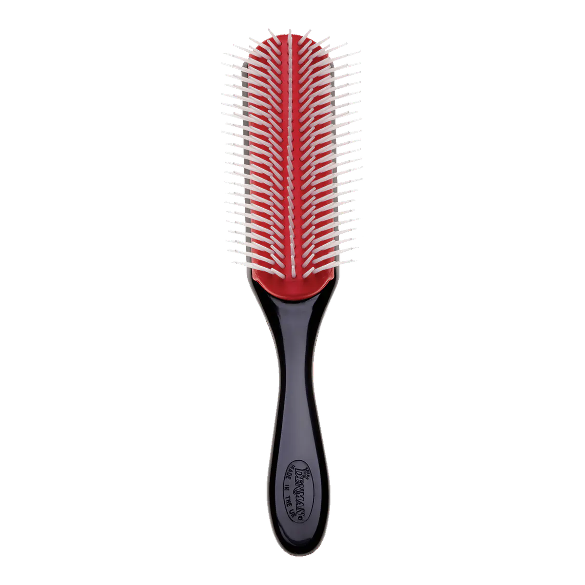 Denman Brushes D4 Large Styling Brush 9 Rows - Black/Red
