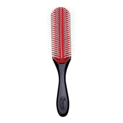 Denman Brushes D4 Large Styling Brush 9 Rows - Black/Red