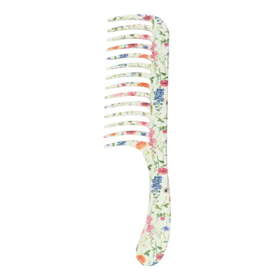 Denman D28 Deluxe Floral Fantasies Wide Tooth Detangle Comb