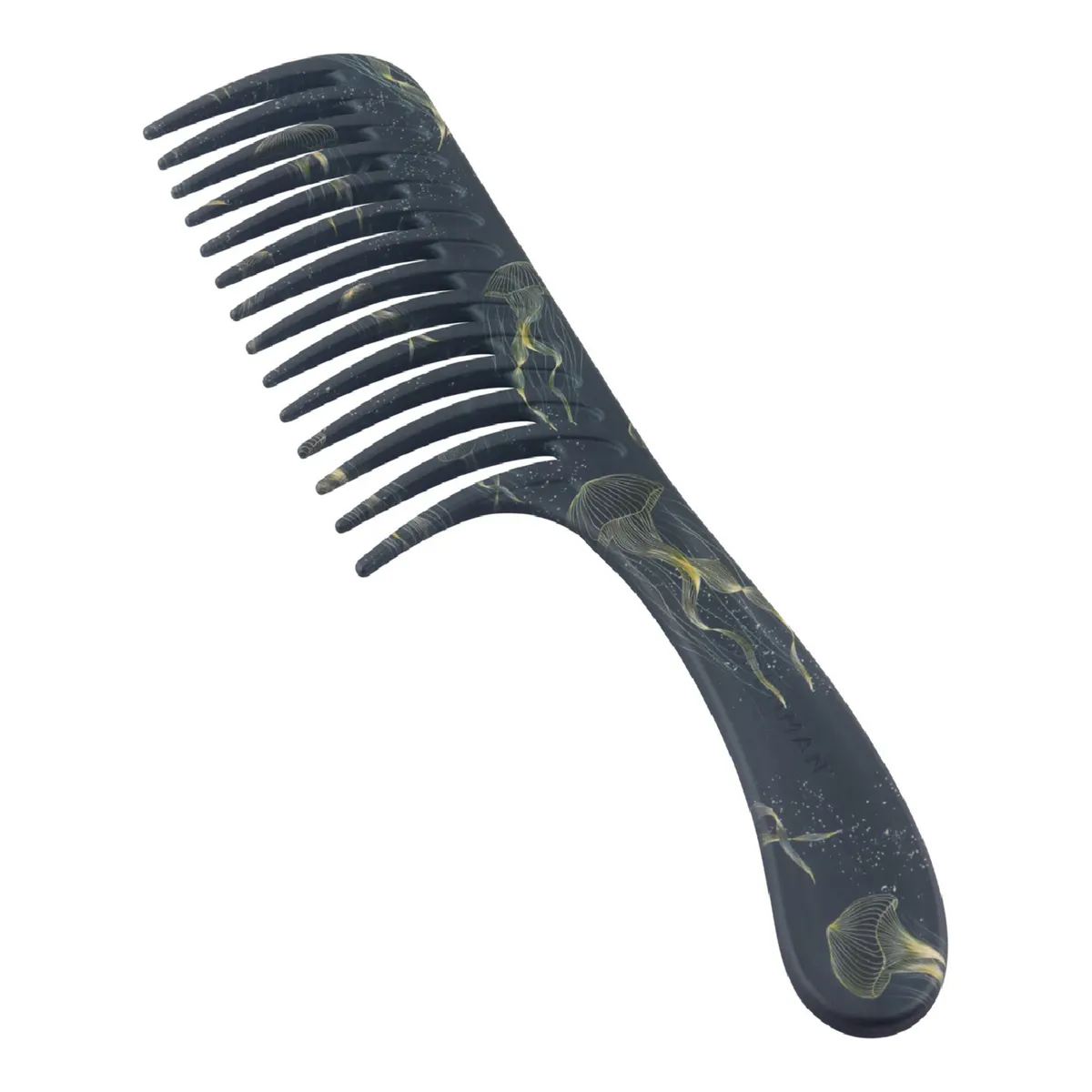 Denman D28 Navy Future Dusk Wide Tooth Detangle Comb, view 2