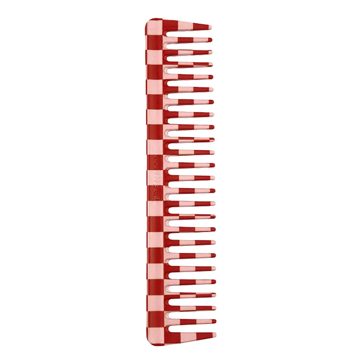 Denman D29 Deluxe Detangle Checked Print Comb