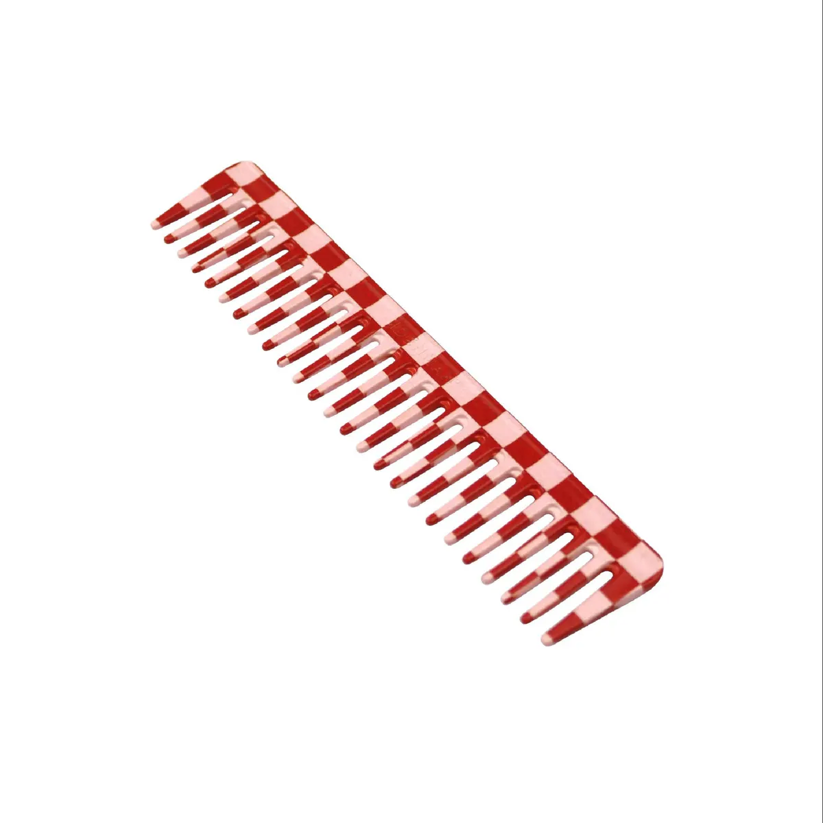 Denman D29 Deluxe Detangle Checked Print Comb, view 2