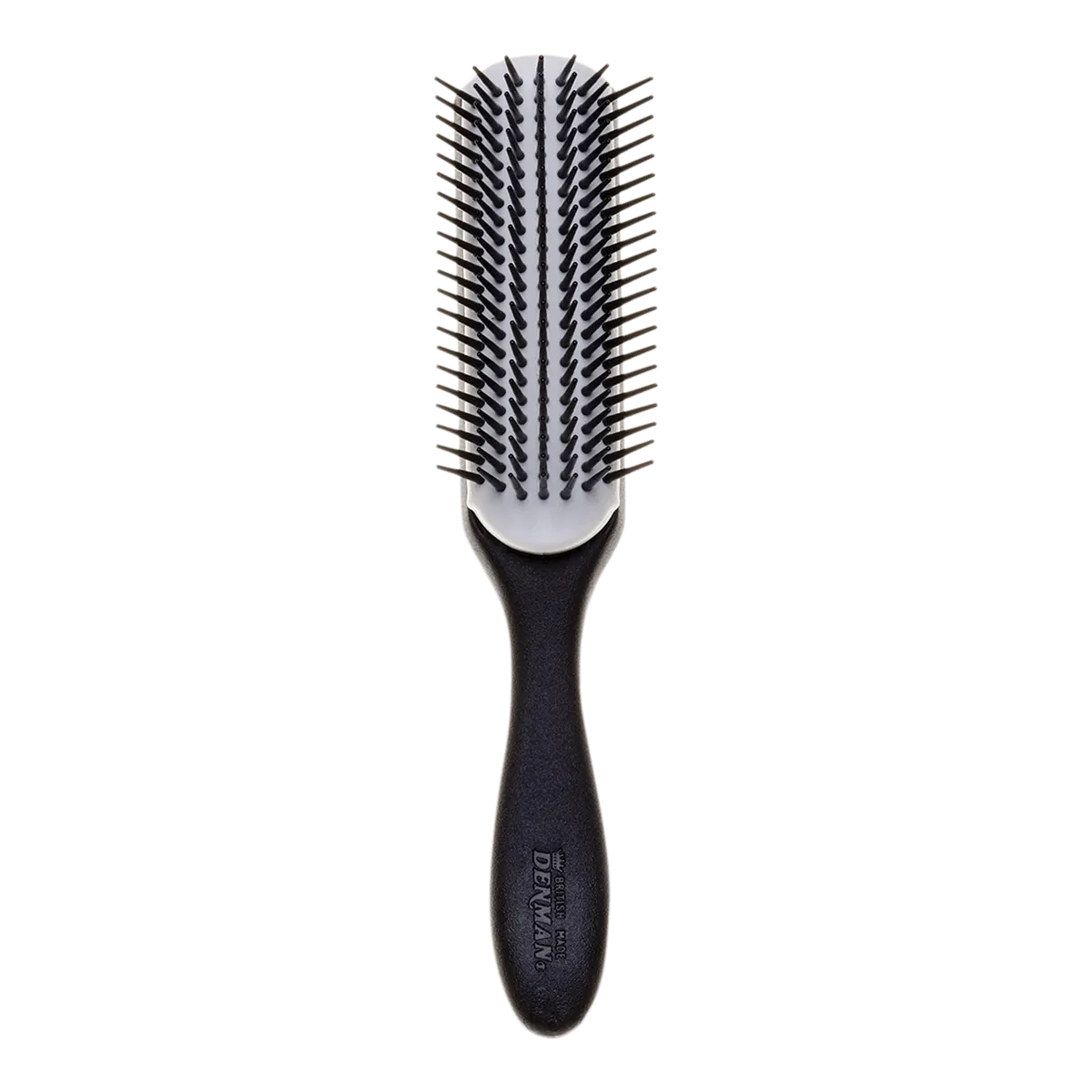 Denman D3N Noir Medium Styling 7 Row Black/White Brush