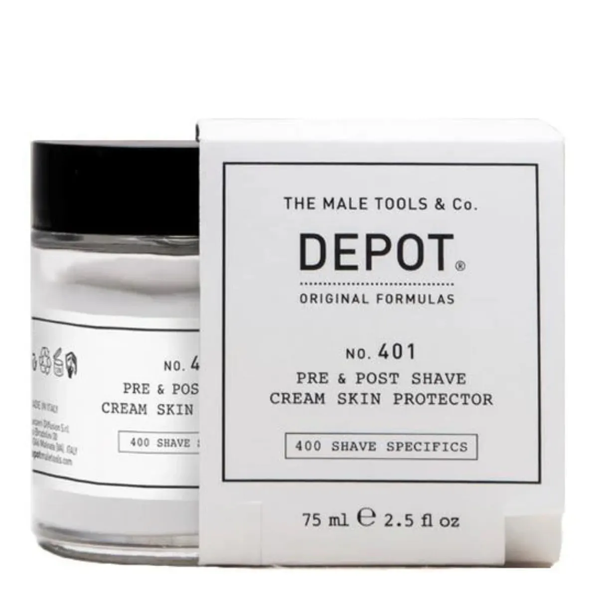 Depot No. 401 Pre & Post Shave Cream Skin Protector 75ml