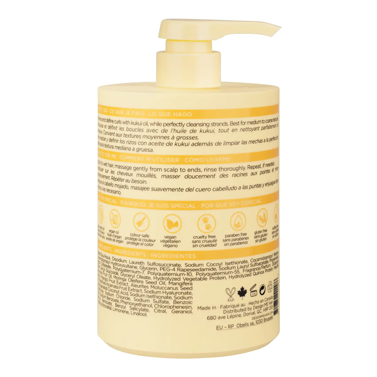 DESIGNME Bounce Me Curl Shampoo - 1000ml, view 6