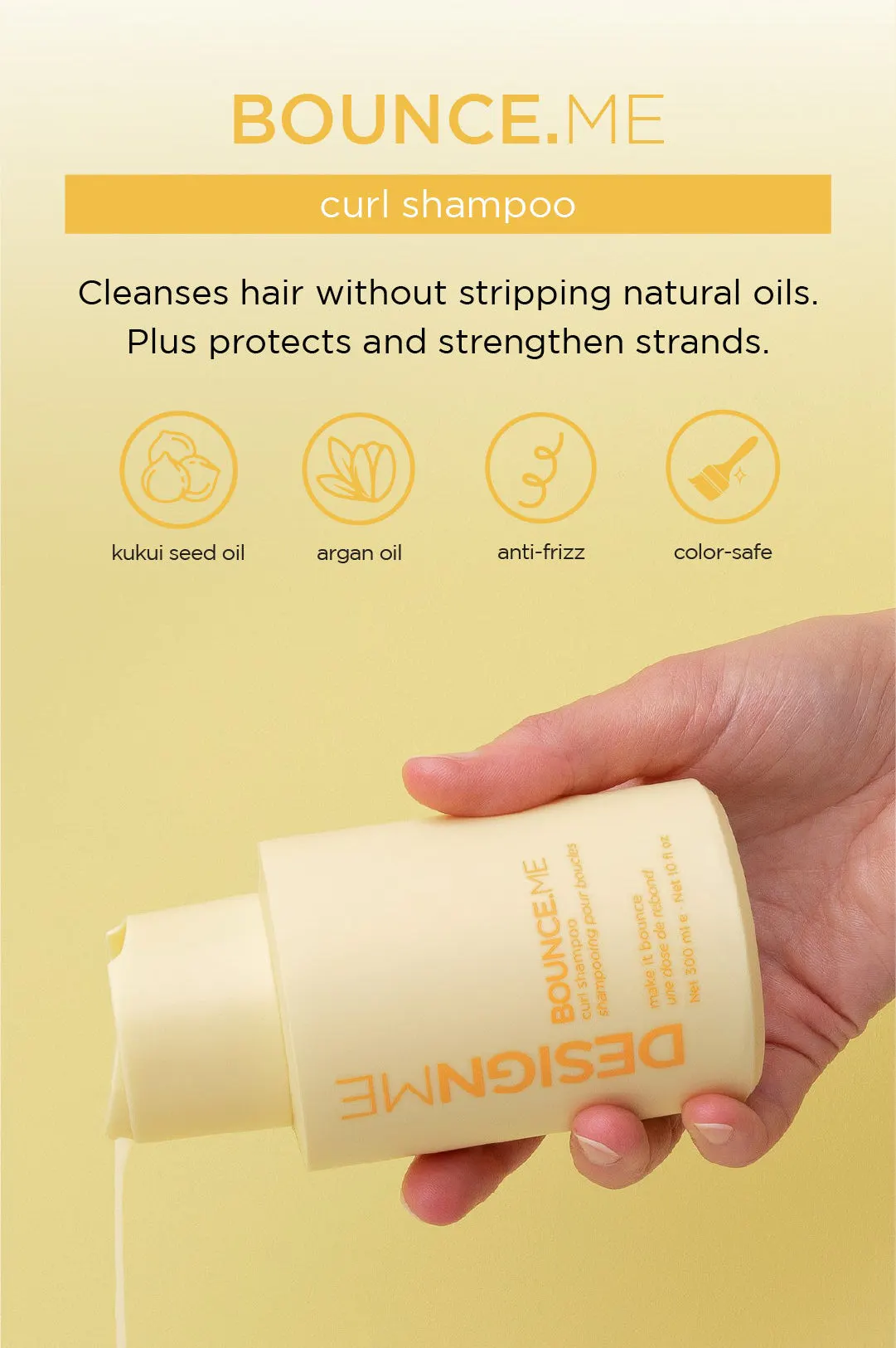 DESIGNME Bounce Me Curl Shampoo - 300ml, view 3