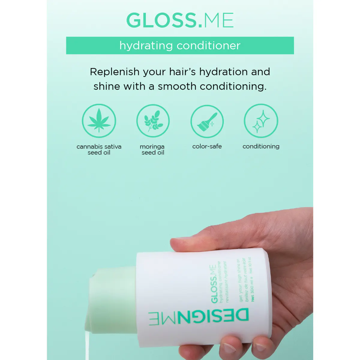 DESIGNME Gloss Me Hydrating Conditioner - 300ml, view 3
