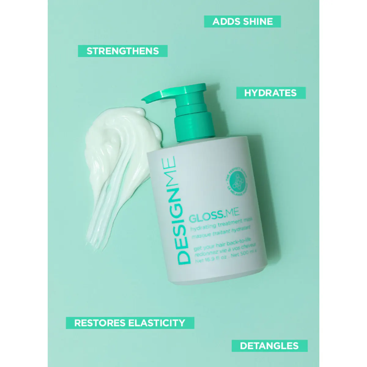 DESIGNME Gloss Me Hydrating Treatment Mask - 500ml, view 3