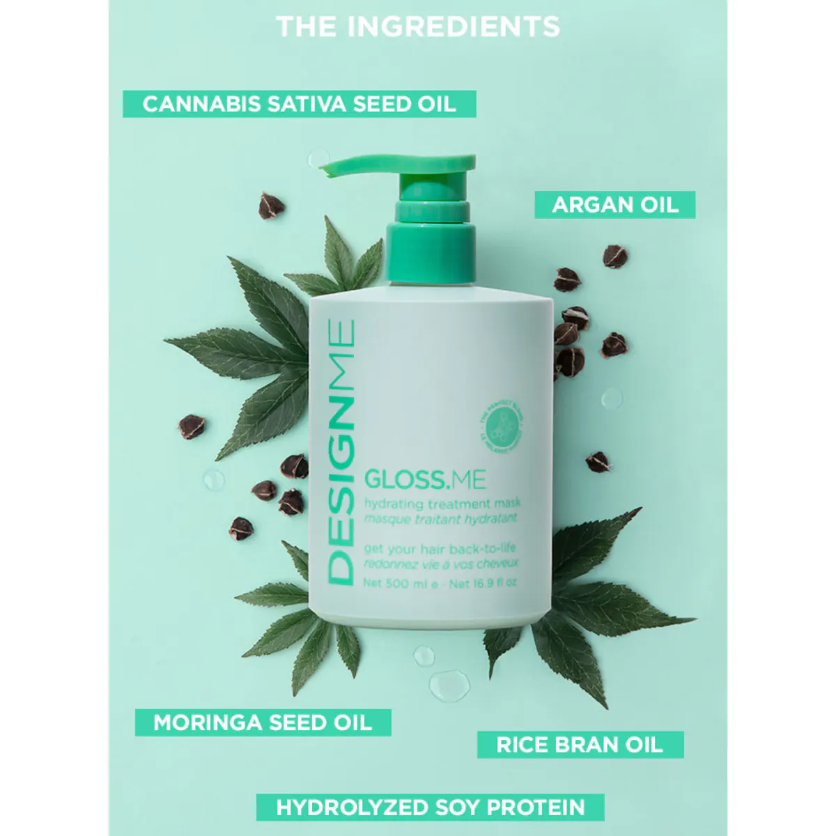 DESIGNME Gloss Me Hydrating Treatment Mask - 500ml, view 5