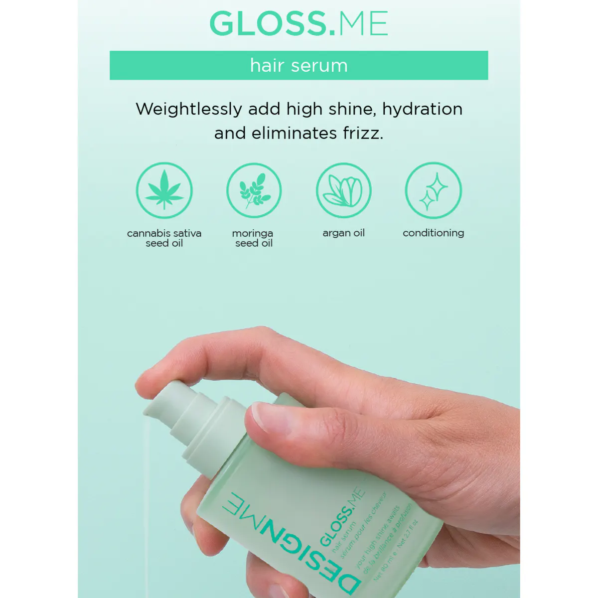 DESIGNME Gloss Me Serum - 80ml, view 4