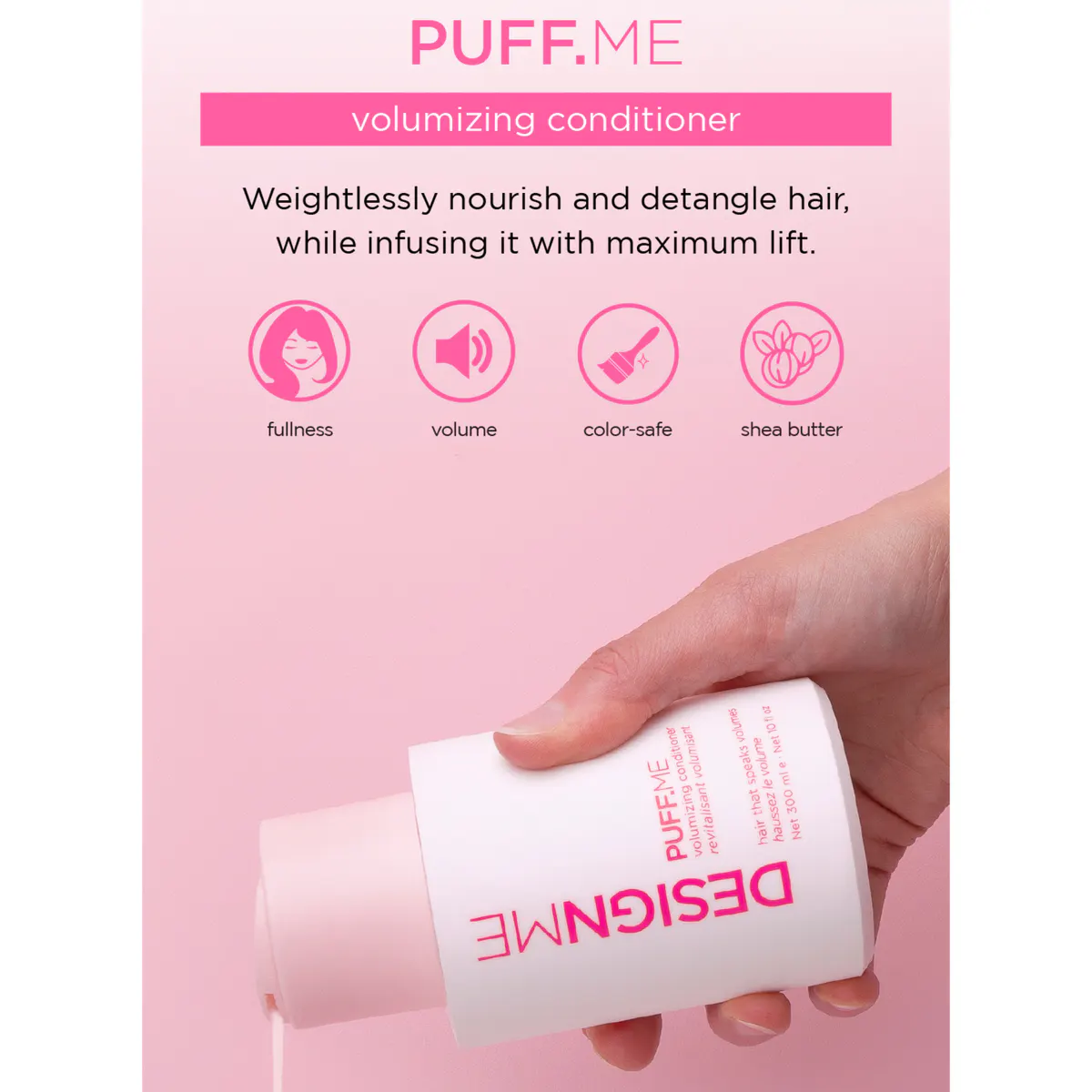 DESIGNME Puff Me Volumizing Conditioner - 300ml, view 3