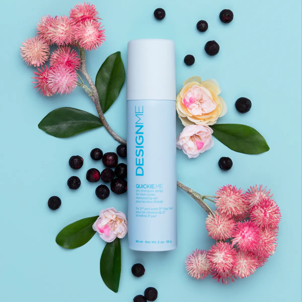 DESIGNME Quickie Me Dry Shampoo Brunette & Darker Tones - 96ml, view 3
