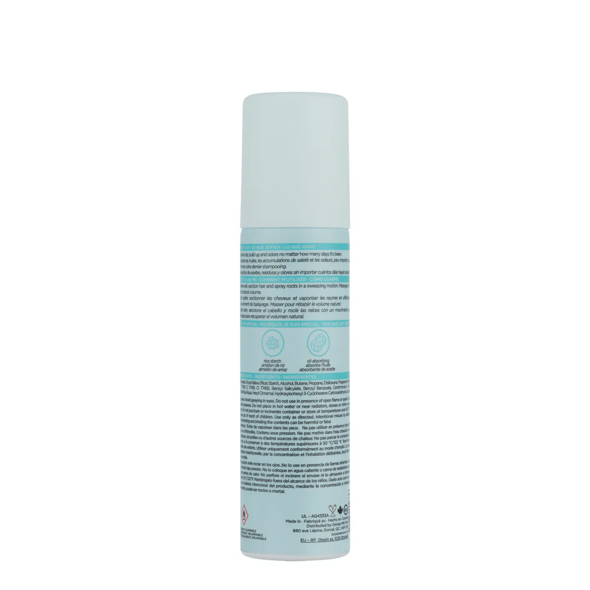 DESIGNME Quickie Me Dry Shampoo Brunette & Darker Tones - 96ml, view 5