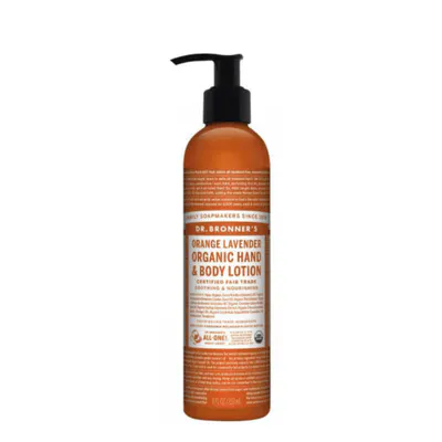 Dr. Bronner's Organic Hand & Body Lotion Orange Lavender 237ml