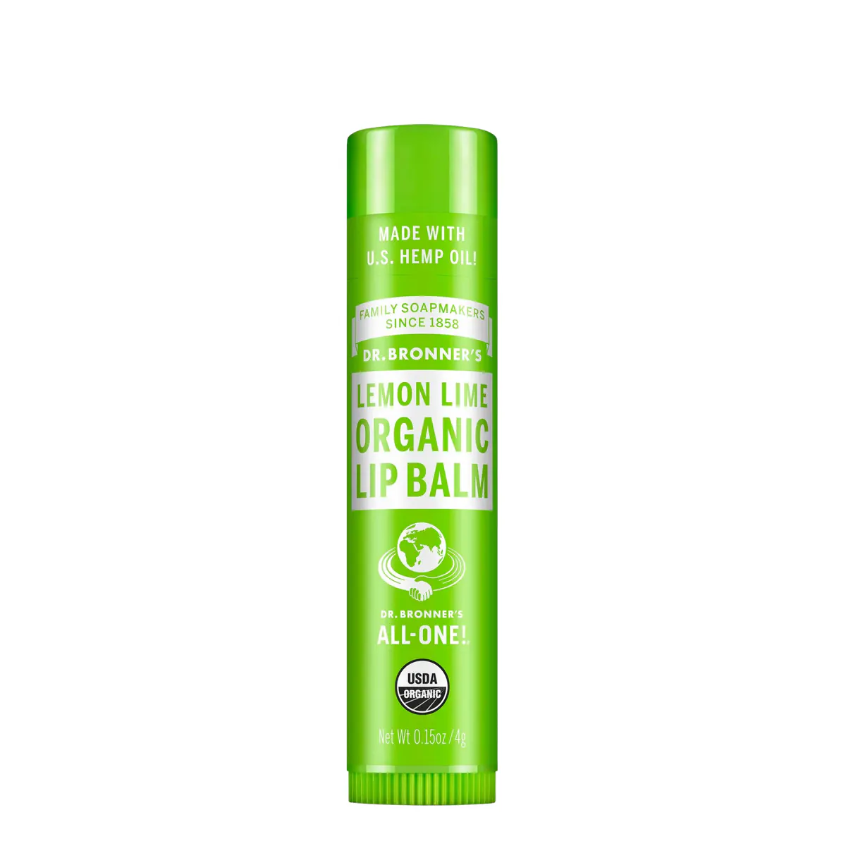 Dr. Bronner's Organic Lip Balm Lemon Lime 4g