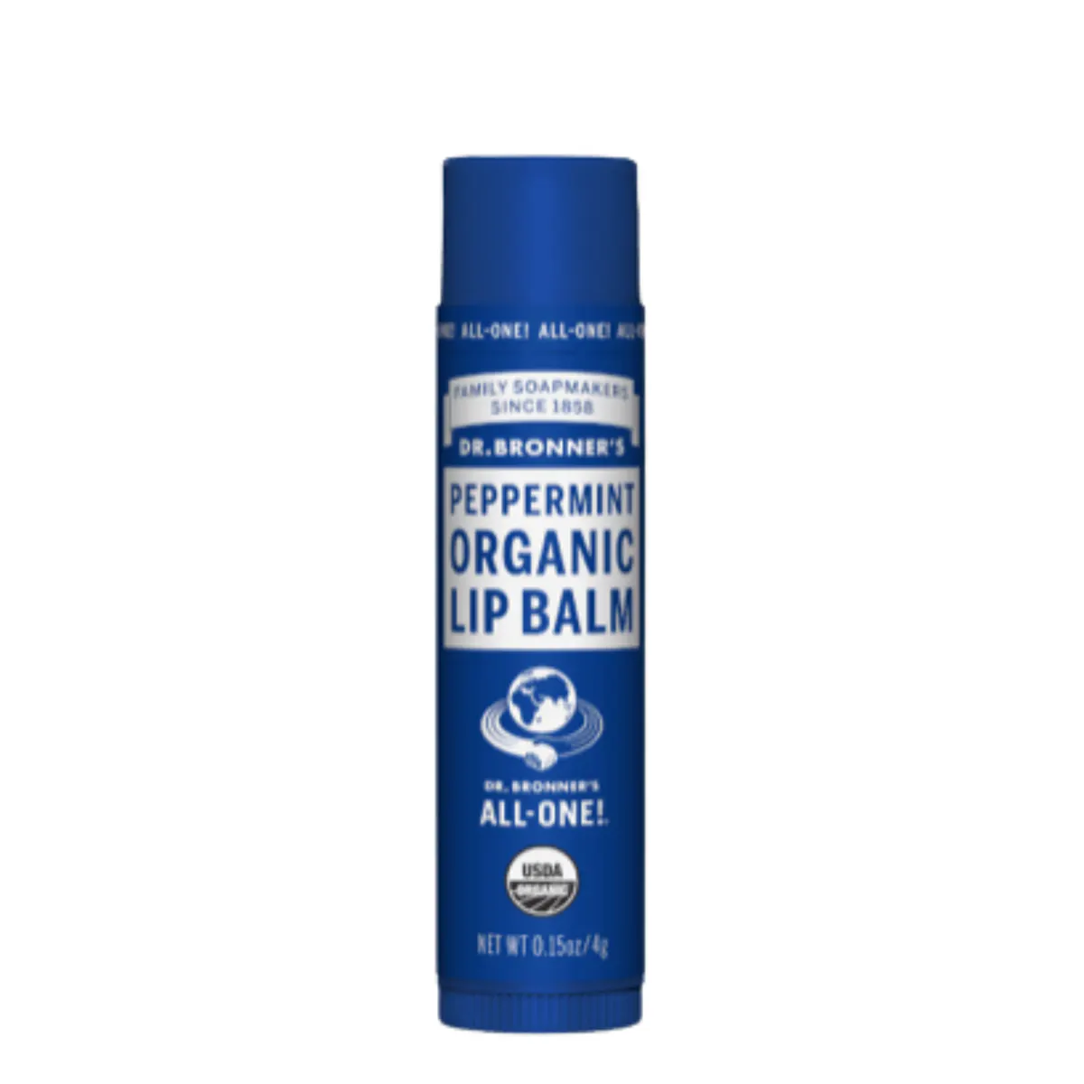 Dr. Bronner's Organic Lip Balm Peppermint 4g
