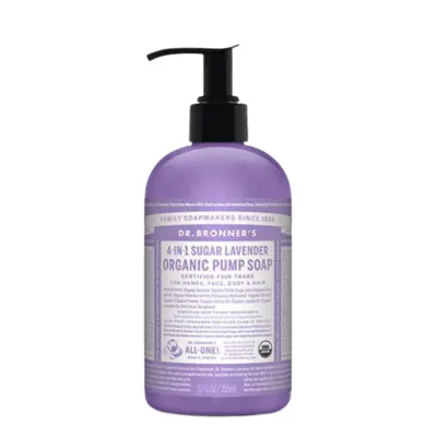Dr. Bronner 4-in-1 Sugar Lavender Organic Pump Soap 355ml