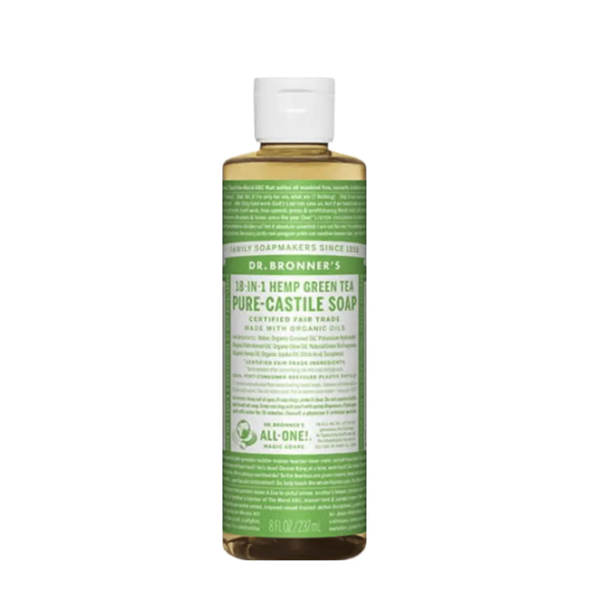 Dr. Bronner's Pure-Castile Soap Liquid Green Tea 237ml