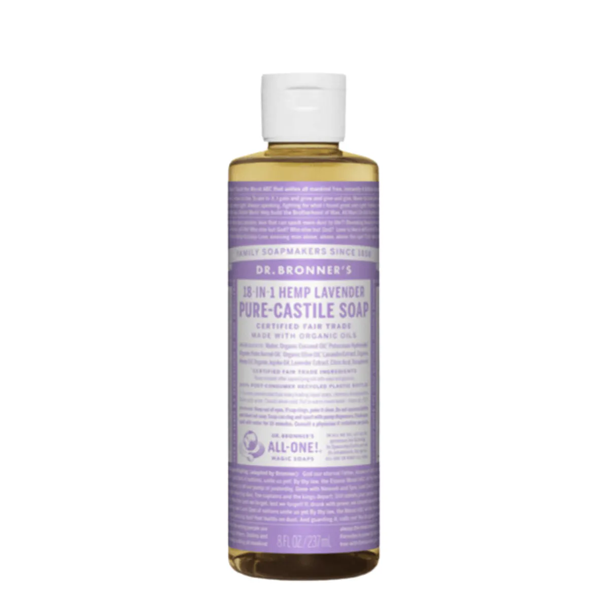 Dr. Bronner's Pure-Castile Soap Liquid Lavender 237ml