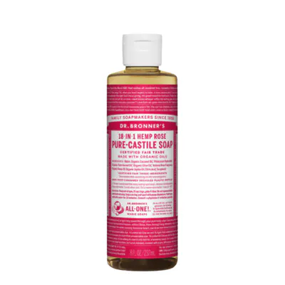 Dr. Bronner's Pure-Castile Soap Liquid Rose 237ml