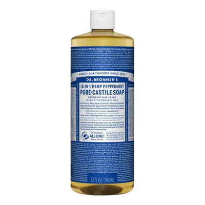 Dr. Bronner's Pure-Castile Soap Liquid Peppermint 946ml