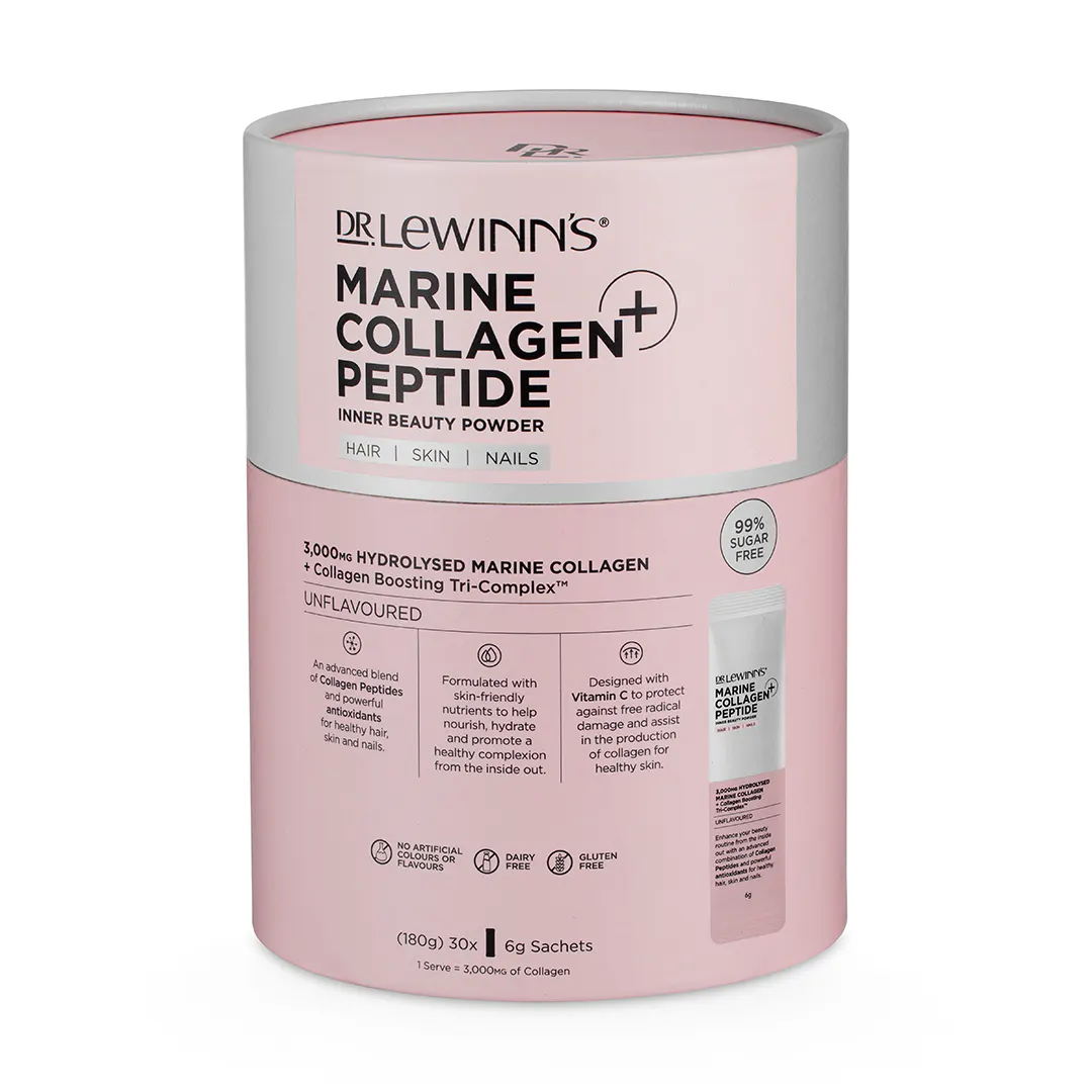 Dr. LeWinn's Marine Collagen Peptide+ Inner Beauty Powder - 30 x 6g