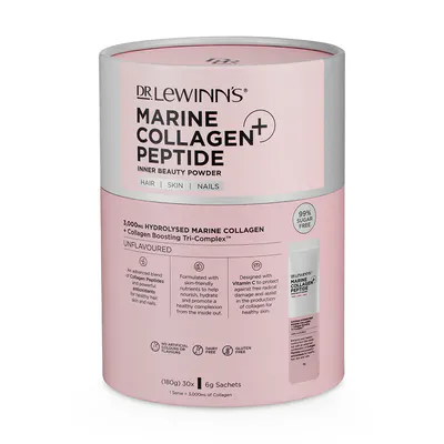 Dr. LeWinn's Marine Collagen Peptide+ Inner Beauty Powder - 30 x 6g