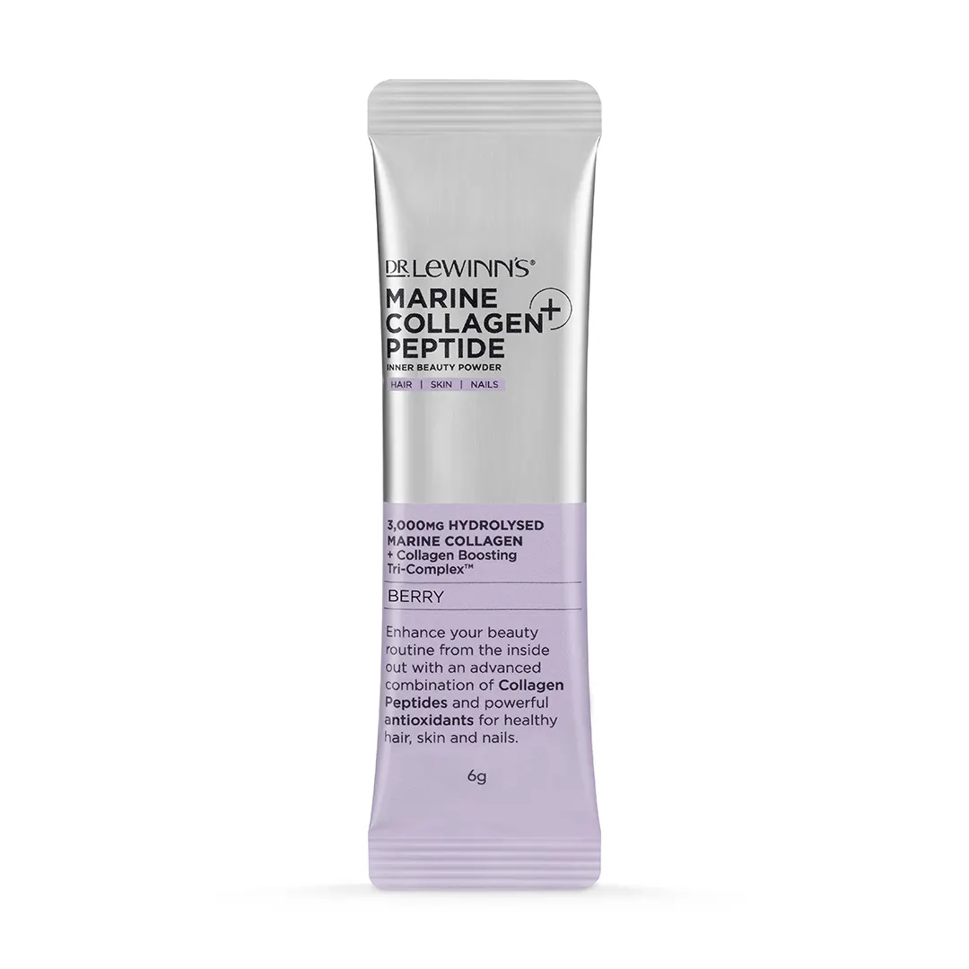 Dr. LeWinn's Marine Collagen Peptide+ Inner Beauty Powder Berry - 30 x 60g, view 4