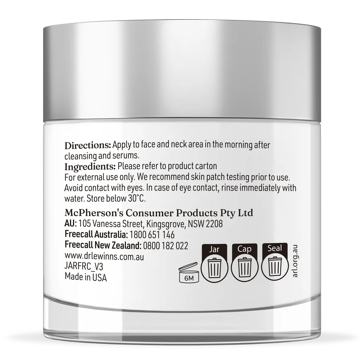 Dr. LeWinn's Ultra R4 Restorative Day Cream 50g, view 3
