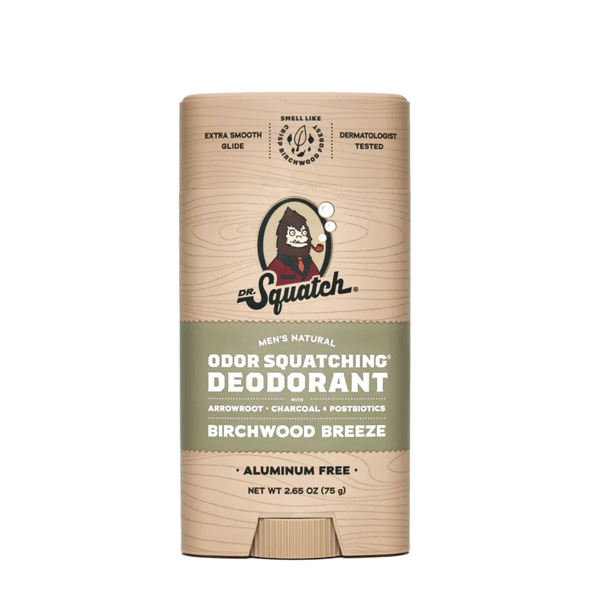 Dr Squatch Birchwood Breeze Natural Deodorant for Men 75g