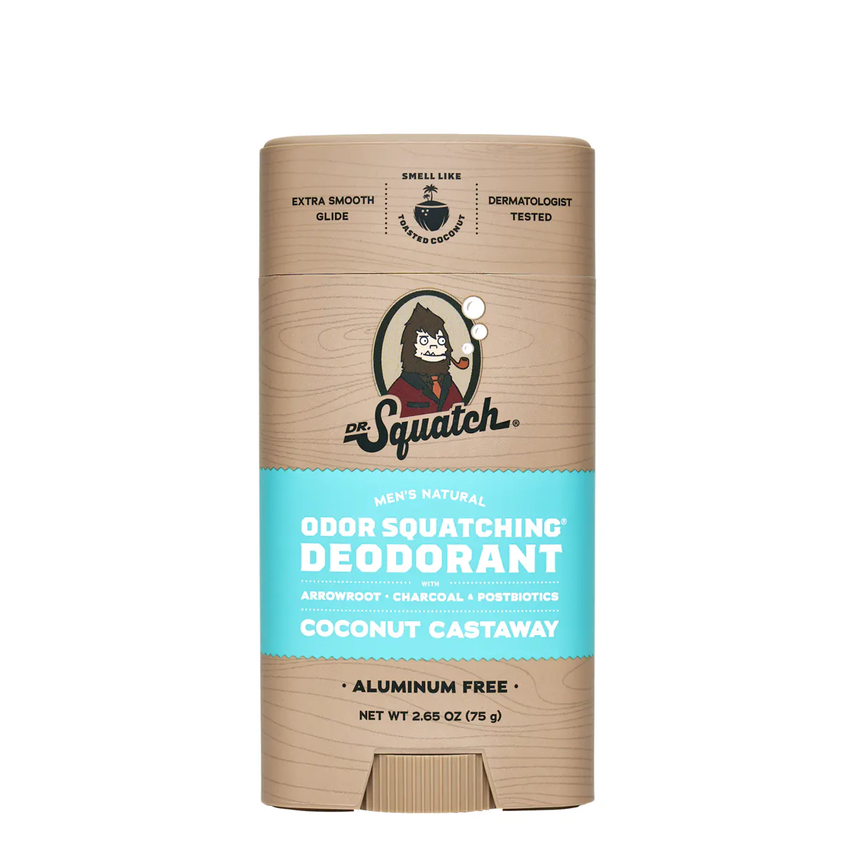 Dr Squatch Coconut Castaway Natural Deodorant for Men 75g