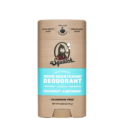 Dr Squatch Coconut Castaway Natural Deodorant for Men 75g