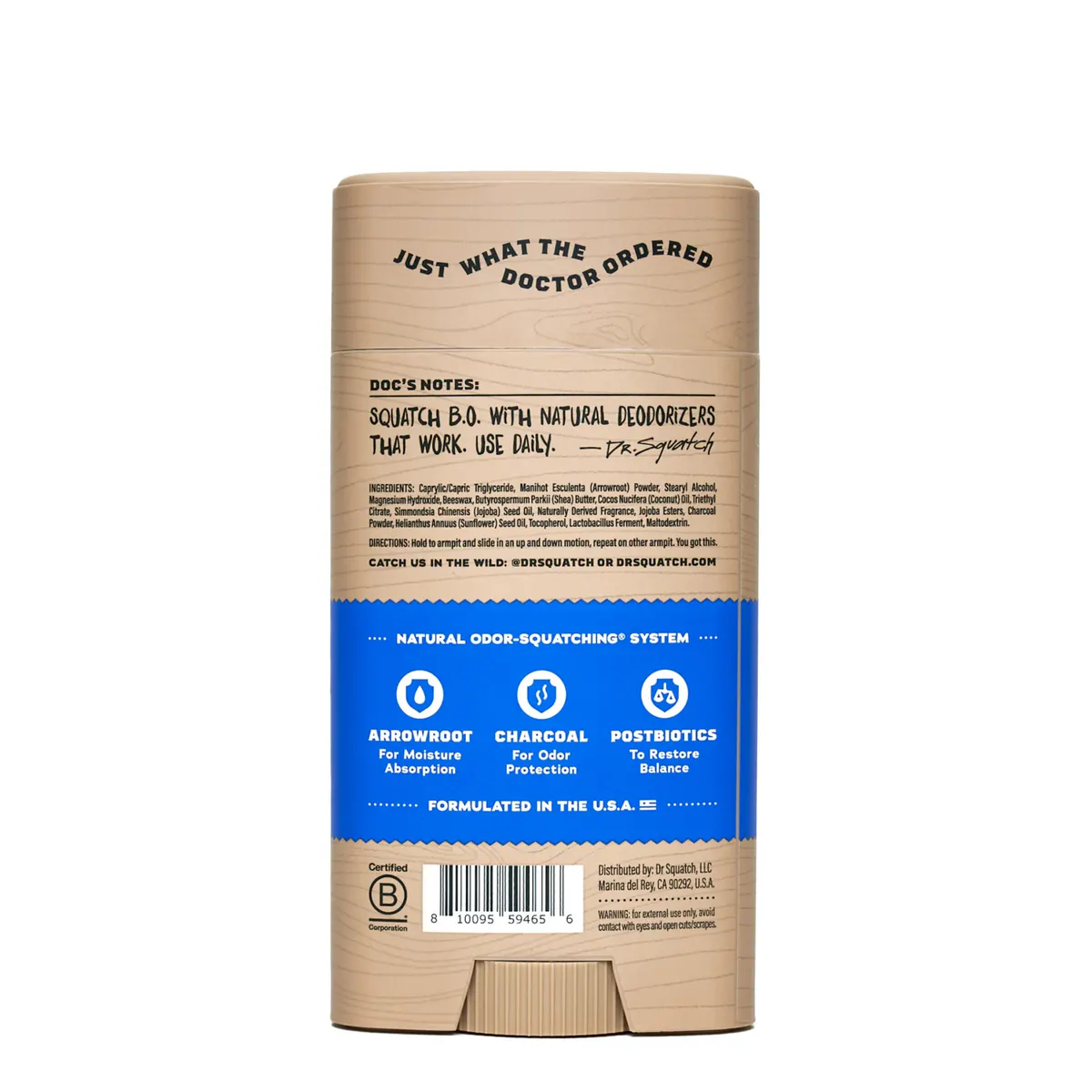 Dr Squatch Fresh Falls Natural Deodorant for Men 75g Trio Bundle, view 6