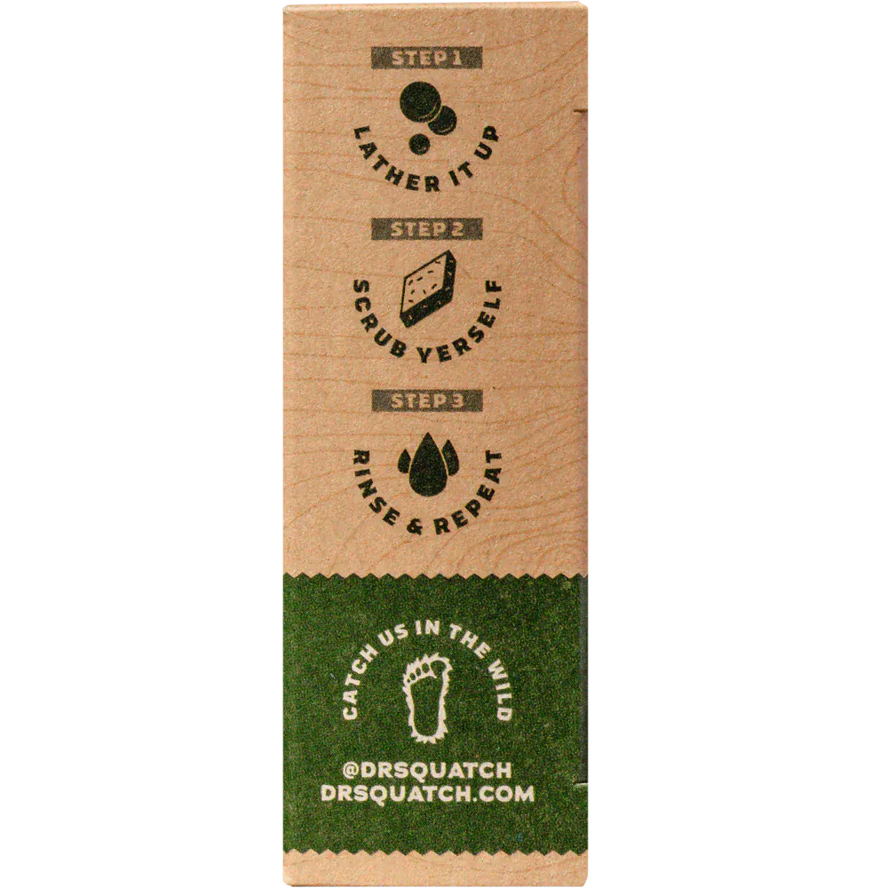 Dr Squatch Pine Tar Natural Bar Soap for Men 141g 5 Pack, view 6