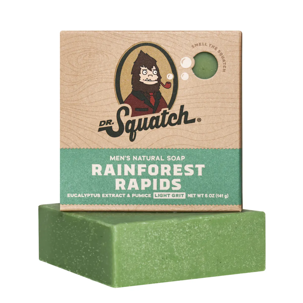 Dr Squatch Rainforest Rapids Natural Bar Soap for Men 141g