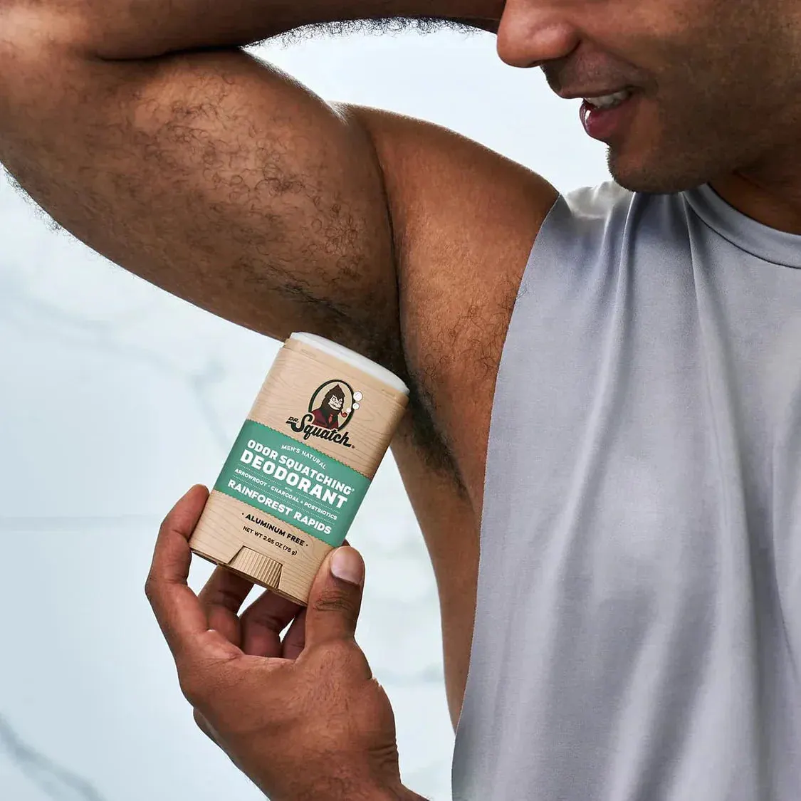 Dr Squatch Rainforest Rapids Natural Deodorant for Men 75g 5 Pack, view 5