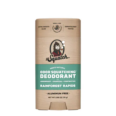 Dr Squatch Rainforest Rapids Natural Deodorant for Men 75g